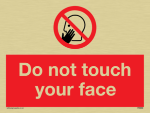 PH6050: Do not touch face