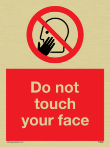 PH6050: Do not touch face