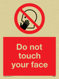 PH6050: Do not touch face