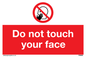 PH6050: Do not touch face