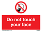PH6050: Do not touch face