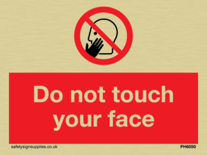 PH6050: Do not touch face