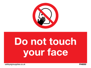 PH6050: Do not touch face