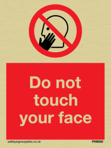 PH6050: Do not touch face