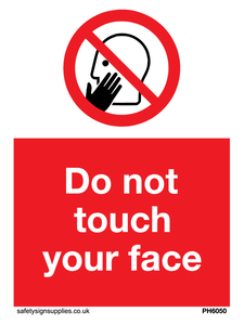 PH6050: Do not touch face