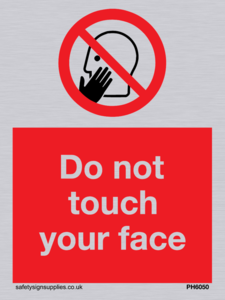 PH6050: Do not touch face