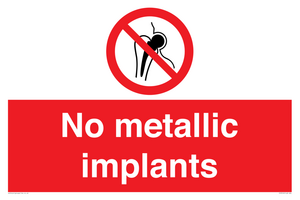 PH7616: No metallic implants