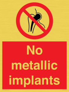 PH7616: No metallic implants