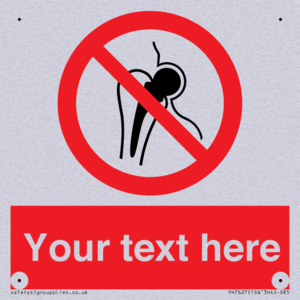 PH7627: Custom prohibition No metallic implants