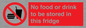 PH7882: No food or drink to be stored in this fridge