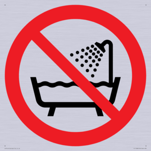 PL11286: P026 Prohibition: Do not use this device in a bathtub, shower, or water-filled reservoir