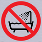 PL11286: P026 Prohibition: Do not use this device in a bathtub, shower, or water-filled reservoir