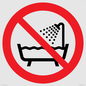 PL11286: P026 Prohibition: Do not use this device in a bathtub, shower, or water-filled reservoir