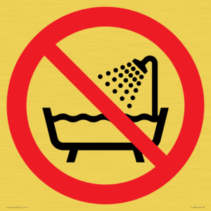 PL11286: P026 Prohibition: Do not use this device in a bathtub, shower, or water-filled reservoir