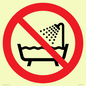 PL11286: P026 Prohibition: Do not use this device in a bathtub, shower, or water-filled reservoir