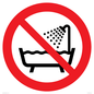 PL11286: P026 Prohibition: Do not use this device in a bathtub, shower, or water-filled reservoir