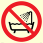 PL11286: P026 Prohibition: Do not use this device in a bathtub, shower, or water-filled reservoir