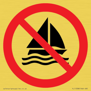 PL11338: Prohibition: No sailing