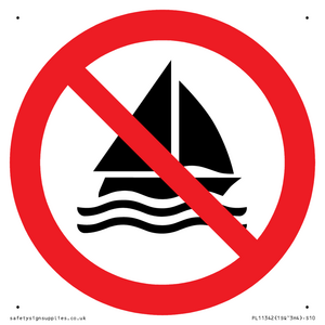 PL11342: Prohibition: No sailing