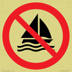 PL11342: Prohibition: No sailing