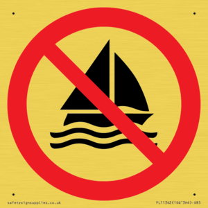 PL11342: Prohibition: No sailing
