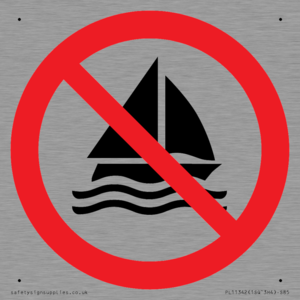 PL11342: Prohibition: No sailing