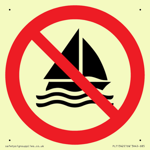 PL11342: Prohibition: No sailing