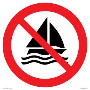 PL11342: Prohibition: No sailing