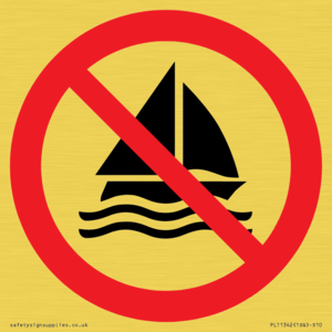 PL11342: Prohibition: No sailing