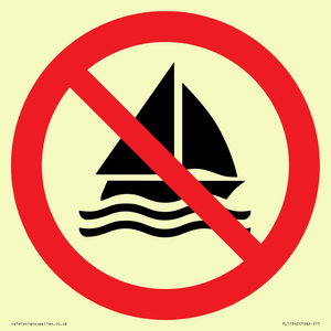 PL11342: Prohibition: No sailing