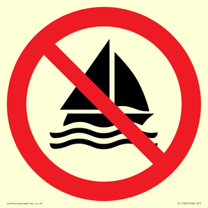 PL11342: Prohibition: No sailing