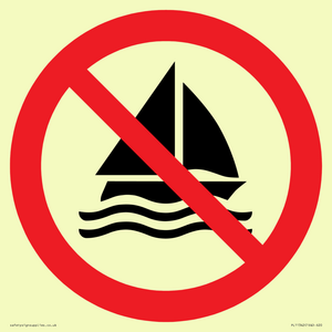 PL11342: Prohibition: No sailing