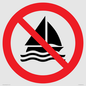 PL11342: Prohibition: No sailing