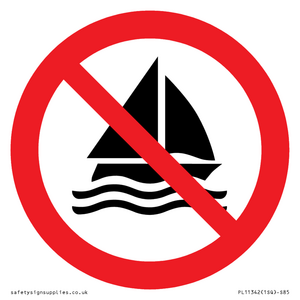 PL11342: Prohibition: No sailing