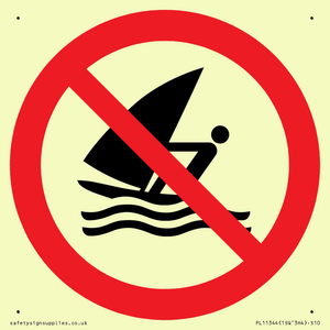 PL11344: Prohibition: No windsurfing