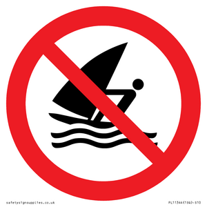 PL11344: Prohibition: No windsurfing