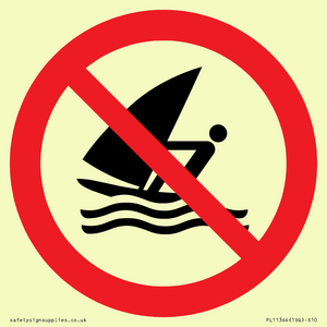 PL11344: Prohibition: No windsurfing