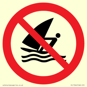 PL11344: Prohibition: No windsurfing