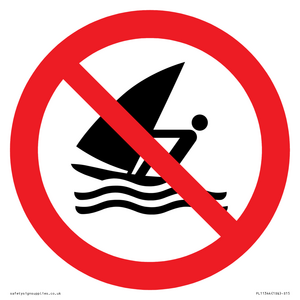 PL11344: Prohibition: No windsurfing
