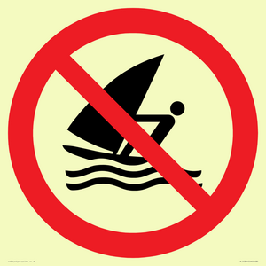 PL11344: Prohibition: No windsurfing