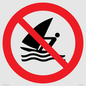 PL11344: Prohibition: No windsurfing