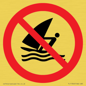 PL11344: Prohibition: No windsurfing