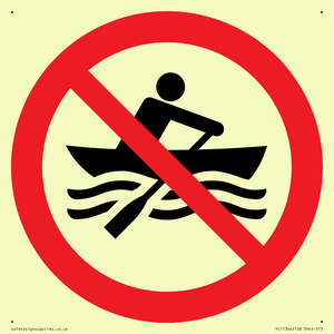 PL11346: Prohibition: No manually powered craft