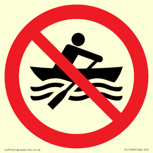 PL11346: Prohibition: No manually powered craft