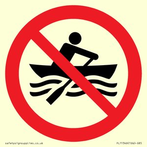 PL11346: Prohibition: No manually powered craft