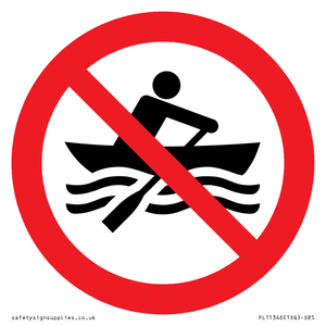 PL11346: Prohibition: No manually powered craft
