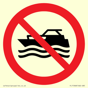 PL11348: Prohibition: No mechanically powered craft
