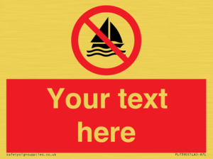 PL7390: Custom No sailing