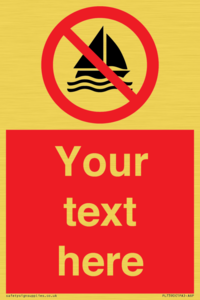 PL7390: Custom No sailing