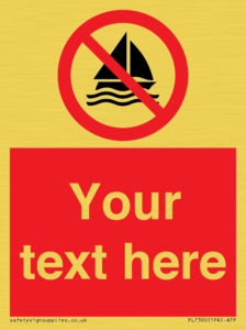 PL7390: Custom No sailing